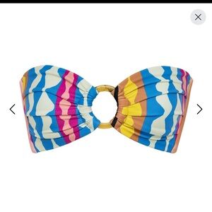 Montce Abstract Tori TiesBandeau Bikini top